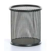 VICTORIA OFFICE Írószertartó, fémhálós, VICTORIA OFFICE, fekete