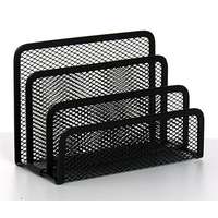 VICTORIA OFFICE Levéltartó, fémhálós, VICTORIA OFFICE, fekete