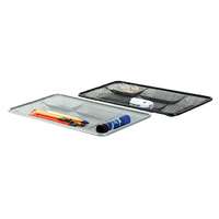 VICTORIA OFFICE Kockatömbtartó és gemkapocstartó, fémhálós, VICTORIA OFFICE, fekete