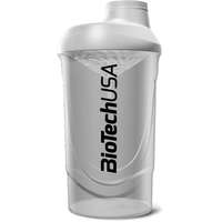 BIOTECH USA Keverőpalack, 600ml, BIOTECH USA "Wave Shaker", fekete-füst