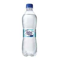 NATUR AQUA Ásványvíz, szénsavas, NATUR AQUA, 0,5 l