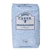 KORONÁS CUKOR Kristálycukor, 1 kg, KORONÁS CUKOR