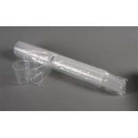 . Műanyag pohár, 2 dl, 100 db, víztiszta