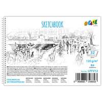 COOL BY VICTORIA Vázlatfüzet, famentes, B4, spirál, 32 lap, COOL BY VICTORIA