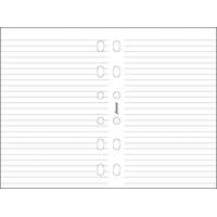 FILOFAX Kalendárium betét, jegyzetlap, pocket méret, vonalas, FILOFAX, fehér