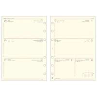 SATURNUS Kalendárium betét, tervező, heti, "L", SATURNUS, chamois 2026