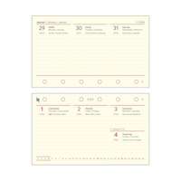 SATURNUS Kalendárium betét, tervező, heti, "S", SATURNUS, chamois 2026