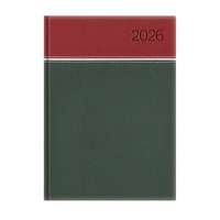 TOPTIMER Naptár, tervező, A5, napi, TOPTIMER, "Young", bordó-fehér-zöld