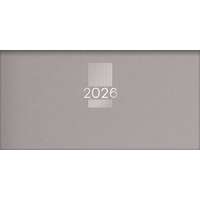 DAYLINER Zsebnaptár, fekvő elrendezésű, DAYLINER, "MyPastel", szürke