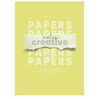 SHKOLYARYK Füzet, tűzött, A4, vonalas, 80 lap, SHKOLYARYK "Notes Creative", vegyes