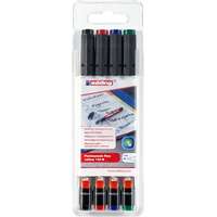 EDDING Alkoholos marker készlet, OHP, 1 mm, EDDING "142 M", 4 különböző szín