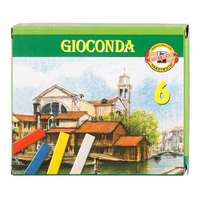 KOH-I-NOOR Pasztellkréta, kemény, KOH-I-NOOR "Gioconda 8111/6", 6 különböző szín