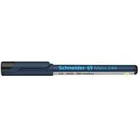 SCHNEIDER Alkoholos marker, CD/DVD, 0,7 mm, SCHNEIDER "Maxx 244", fekete