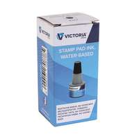 VICTORIA OFFICE Bélyegzőfesték, 30 ml, VICTORIA OFFICE, fekete