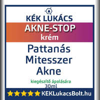 KÉK Lukács Kék Lukács Akne-Stop krém (pattanás, mitesszer) 30ml