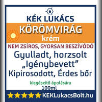 KÉK Lukács Kék Lukács Körömvirág bőrnyugtató krém (Igénybevett érdes, gyulladt bőr) 100ml