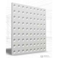 Loft Design System Poland Loft-3D Dekor-10 beltéri festhető gipsz 3d dekor falpanel fehér