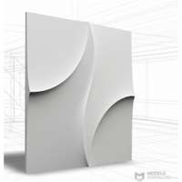 Loft Design System Poland Loft-3D Dekor-23 beltéri festhető gipsz 3d dekor falpanel fehér