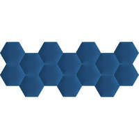 Kerma Design Kerma extra sötét kék színű falvédő hatszög falpanelekből - Inka 808