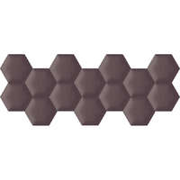 Kerma Design Kerma extra sötét barna színű falvédő hatszög falpanelekből - Melody 345