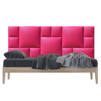 Kerma Design Rózsaszín Műbőr falvédő-52 faldekoráció, modern , divatos (200x75 cm)