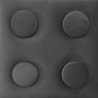 Kerma Design KERMA Cubes építőkocka textil falpanel 12,5x12,5 cm sötétszürke- Piano 15
