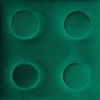 Kerma Design KERMA Cubes építőkocka textil falpanel 12,5x12,5 cm sötétzöld- Piano 08