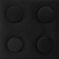 Kerma Design KERMA Cubes építőkocka textil falpanel 12,5x12,5 cm fekete- Piano 17