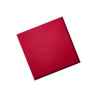  KERMA falpanel 12,5×12,5 cm piros színű szintetikus műbőr falburkolat Inter 18010