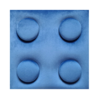  O!Bubble KID ég kék színű falpanel 12,5×37,5 cm lego mintázatú 2226