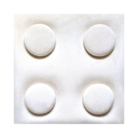  O!Bubble KID kárpitozott fehér színű falpanel 25×37,5 cm 2256