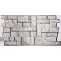 Flexwall FLEXWALL Rock-Marble kő PVC falpanel szürke kőmintás 97,4x48,5 cm, burkoló lap