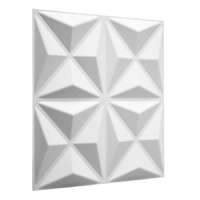 Wallart Europe B.V. Wallart Cullinans - Konkáv négyszög modern 3D környezetbarát falpanel, festhető 50x50 cm
