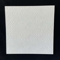  Álmennyezet - Babér mintás beltéri fehér festhető hungarocell polisztirol álmennyezet lap (50x50cm)