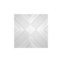 Marbet Álmennyezet - Marbet MALTA polisztirol fehér festhető mennyezeti dekorációs burkolólap (50x50cm)