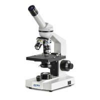 KERN OPTICS Biológiai mikroszkóp monokuláris tubussal, 40x/100x/400x nagyítással, alsó LED megvilágítással, KERN OPTICS OBS 103