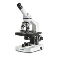 KERN OPTICS Biológiai mikroszkóp monokuláris tubussal, 40x/100x/400x nagyítással, alsó LED megvilágítással, KERN OPTICS OBS 105