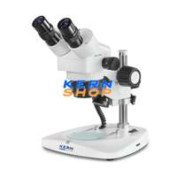 KERN OPTICS Sztereó zoom mikroszkóp binokulár tubussal, 7,5x - 36x nagyítással, alsó-felső LED-es megvilágítással, KERN OPTICS OZL 445