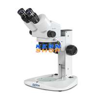 KERN OPTICS Sztereó zoom mikroszkóp binokulár tubussal, 7,5x - 50x nagyítással, alsó-felső LED-es megvilágítással, KERN OPTICS OZL 456