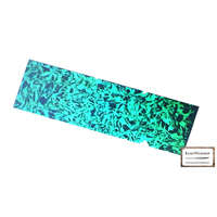 Carbon Fiber zöld markolat panel 1 db 5mm x 40mm x 135mm
