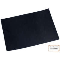 Bőr lap, Fekete színű, 3,8 mm x 200 mm x 300 mm növényi cserzett bőr lap