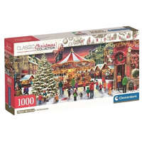 Karácsony Karácsonyi falu Village 1000 db-os panorama puzzle Clementoni