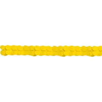 Színes Sunshine Yellow, Sárga papír girland 365 cm