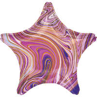 Csillag Purple Star, Lila Csillag Fólia lufi 48 cm