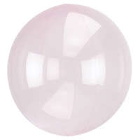 Színes Áttetsző Crystal Gömb Light Pink Fólia lufi 45 cm
