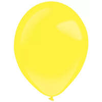 Színes Yellow Sunshine léggömb, lufi 100 db-os 5 inch (13 cm)