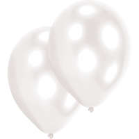 Színes Pearl White léggömb, lufi 10 db-os 11 inch (27,5 cm)