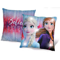 Disney Jégvarázs Disney Jégvarázs LED világító párna, díszpárna 40*40 cm