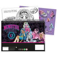 Monster High Monster High Crew A/4 spirál vázlatfüzet 40 lapos matricával