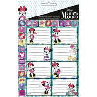 Disney Minnie Disney Minnie füzetcímke matricával 16 db-os
